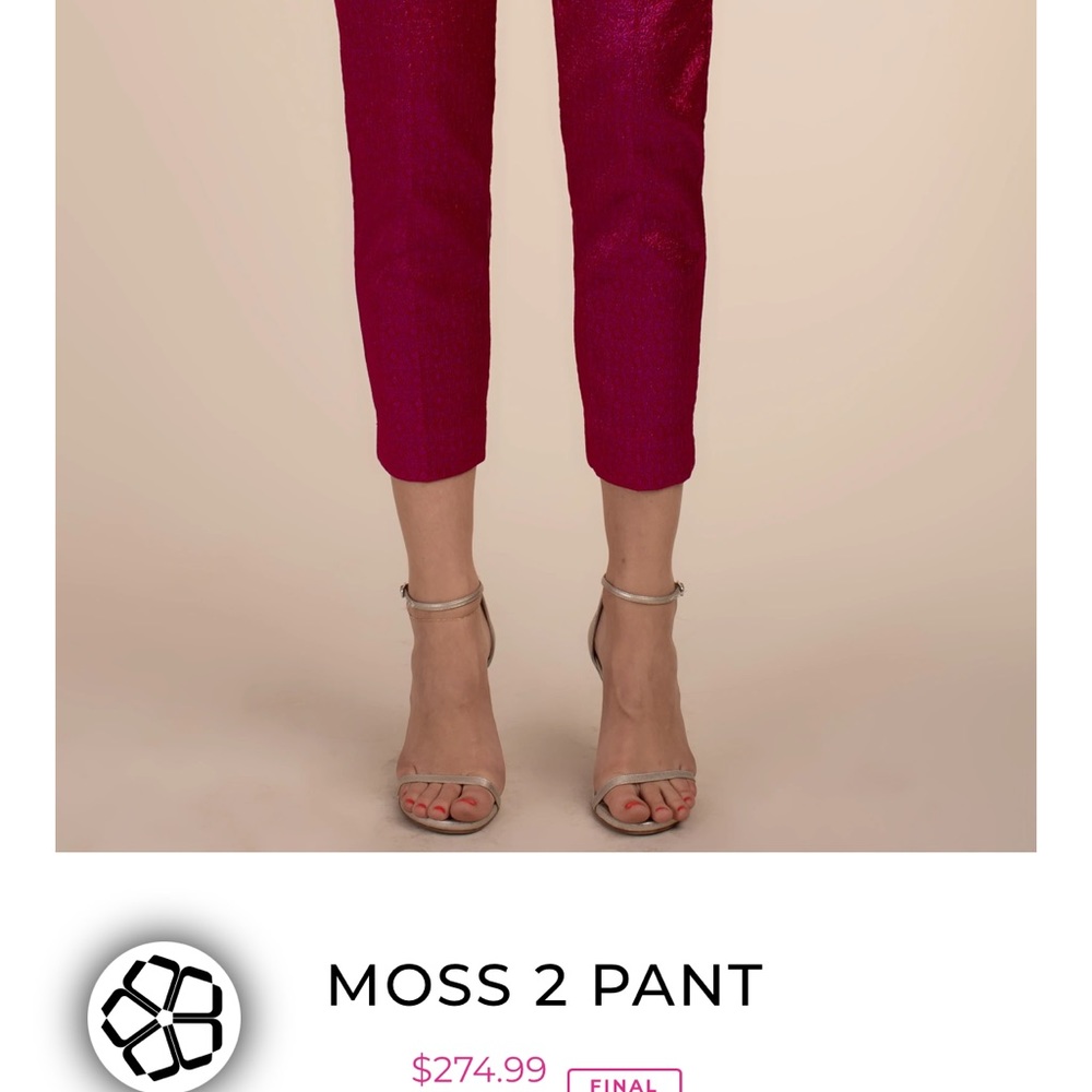 SPRING! Trina Turk jewel pink Moss 2, sz 4 NWT - Picture 3 of 8